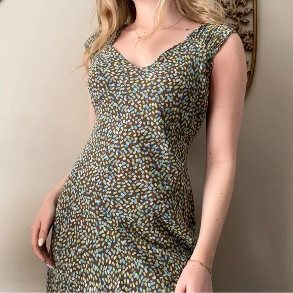 Talbots Silk Flowy Maxi Dress - Picture 7 of 7